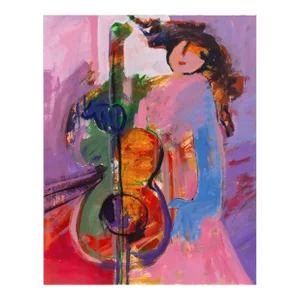 'Woman With Cello' by Hessam Abrishami, Accademia Di Belle Arti Di Perugia, Miami