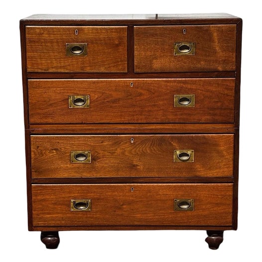 Antique Campaign Military Chest For Sale