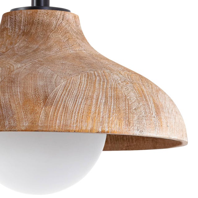 Regina Andrew Surfside Wood Pendant, Natural For Sale In Detroit - Image 6 of 8