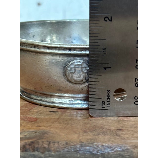 1920s Antique Silver Plate Bowl Trinkets Hotel Deshler For Sale - Image 5 of 7