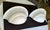 Pair Half Moon Art Deco Style Alabaster Wall Sconces For Sale - Image 4 of 17