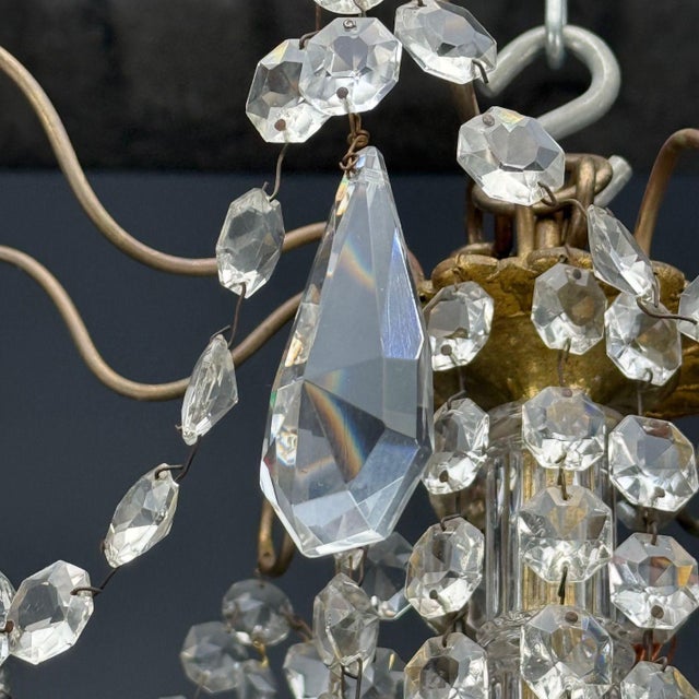 Louis XVI Style, Bronze, Crystal, Thirty-Light Chandelier, France, 19th/20th C. For Sale In New York - Image 6 of 16