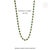 Vintage 14k Yellow Gold Tennis Necklace With 9.88ct Emeralds and 5.24ct Diamonds For Sale - Image 11 of 16