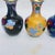 Set of 4 Vintage Cloisonné Enamel Dragon Vases With Gilt Rims For Sale In Los Angeles - Image 6 of 9