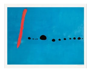 1996 After Joan Miro "Blue 2", Second German Edition Poster