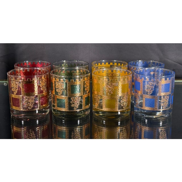 The Henry VIII pattern by West Virginia Glass Specialty Company is one of the more dramatic mid-century barware designs,...