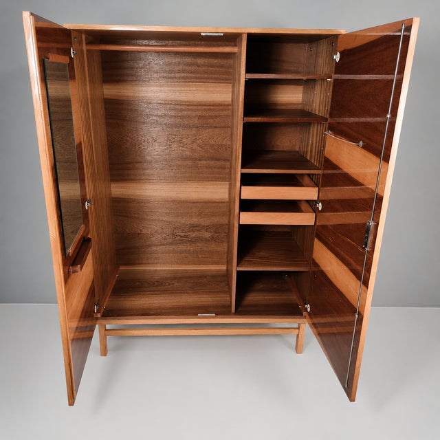 Vintage Wardrobe in Ash, 1970s For Sale - Image 6 of 11