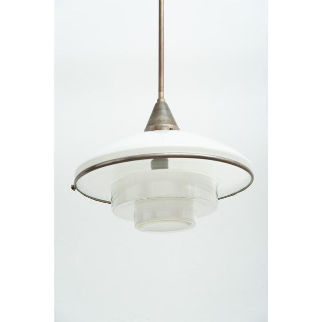 Pendant Lamp by Otto Müller for Sistrah, 1930s, in Very Good conditions. Designed 1920 to 1949 I have official proof of...