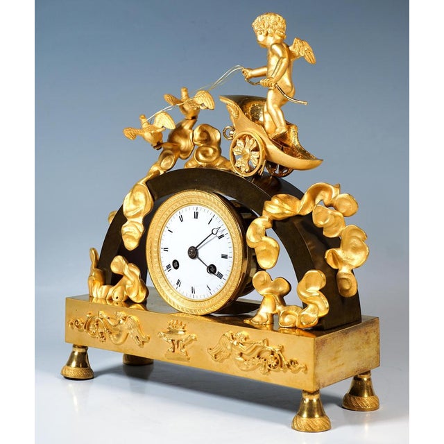 French Museum Ormolu Mantle Clock, Paris, 1820 For Sale - Image 5 of 8