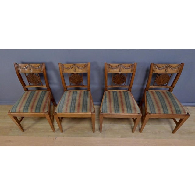 Wood Provençal Cherry Wood Chairs, 20th Century, Set of 12 For Sale - Image 7 of 18