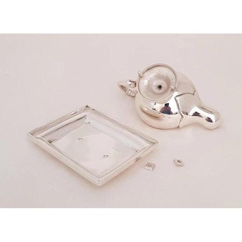 Silver Vintage Sterling Silver Table Cigar Lighter from Barnard & Sons, 1933 For Sale - Image 8 of 18