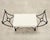 Diego Giacometti Neoclassical Style Horned Aluminum Bench After Diego Giacometti For Sale - Image 4 of 18