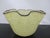 Mid-Century Modern Kosta Boda Sweden Carmen Large Yellow Art Glass Handkerchief Ruffle Bowl Signed For Sale - Image 3 of 12