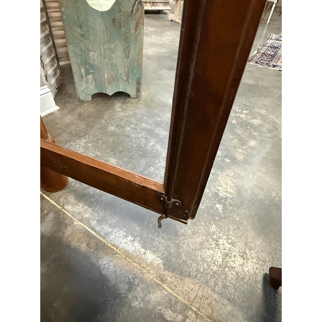19th Century French Bibliotheque, Walnut Wood, Glass Doors, Circa 1870 For Sale - Image 4 of 7