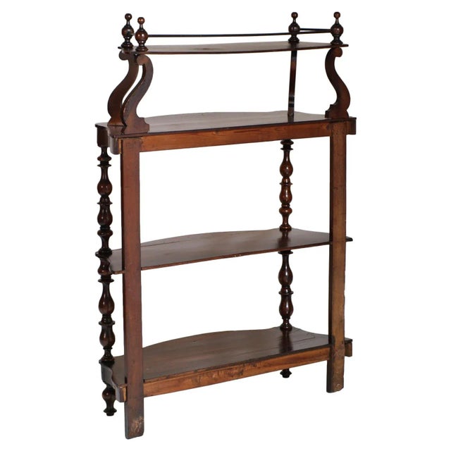 Wood 18th Century Venetian Baroque Étagère For Sale - Image 7 of 8