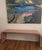Vintage 1980's Waterfall Shape Console Table For Sale - Image 4 of 8