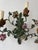 19th Century Big Italian Tole and Porcelain Flowers Polychrome Sconces 3 Lights For Sale - Image 6 of 8