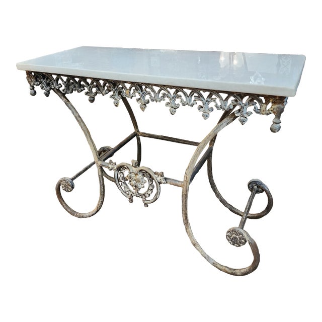 Antique French Pastry Table For Sale