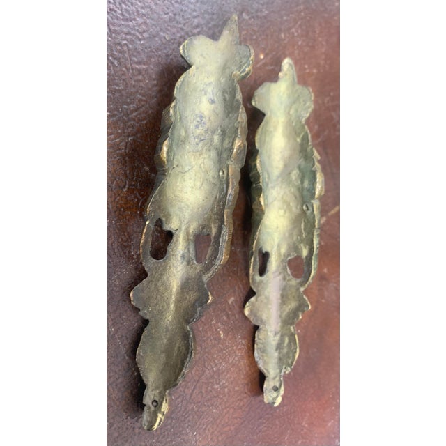 Antique French Bronze Ormolu Figural Furniture Ornaments – Pair For Sale - Image 9 of 9