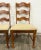 Late 20th Century Vintage Broyhill French Style Ladderback Dining Chairs - Pair For Sale - Image 5 of 11