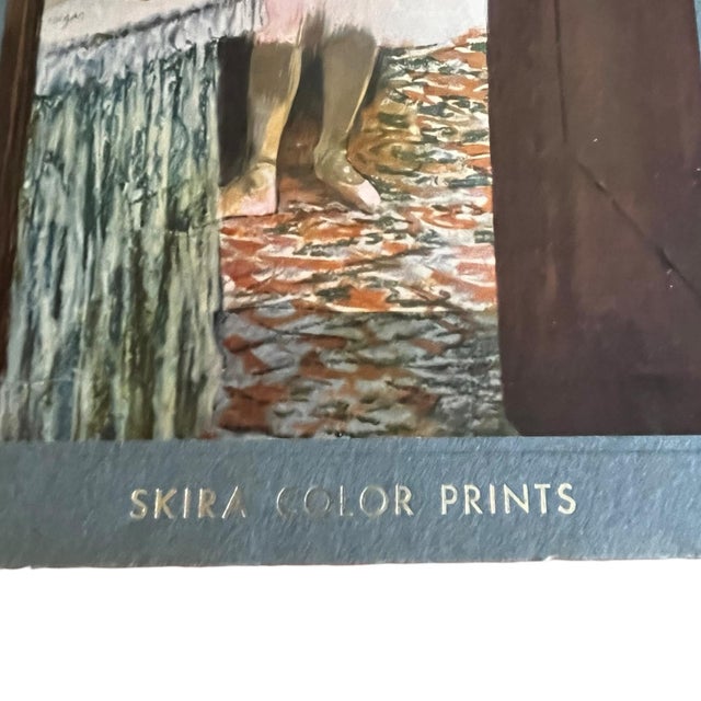 The Vintage Degas Skira Color 6 Print Book is a complete art collectible featuring prints by the renowned artist Edgar...