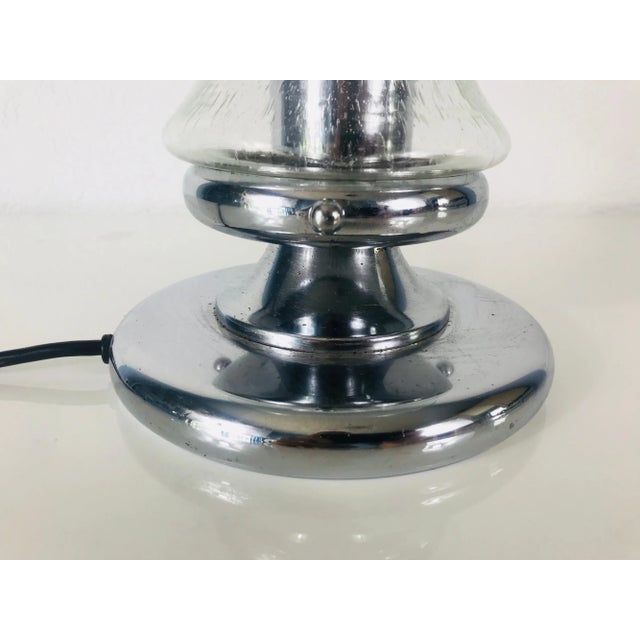 Ice Glass Table Lamp from Doria, 1970s For Sale - Image 9 of 10