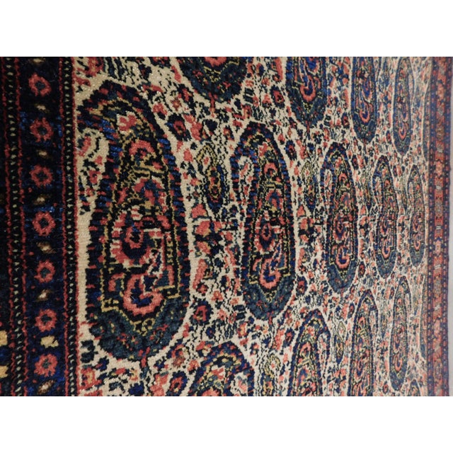 Antique Persian Senneh Rug For Sale - Image 4 of 13
