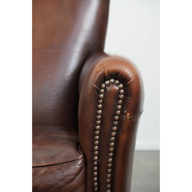 Vintage Sheepskin Club Chairs, Set of 2 For Sale - Image 11 of 18