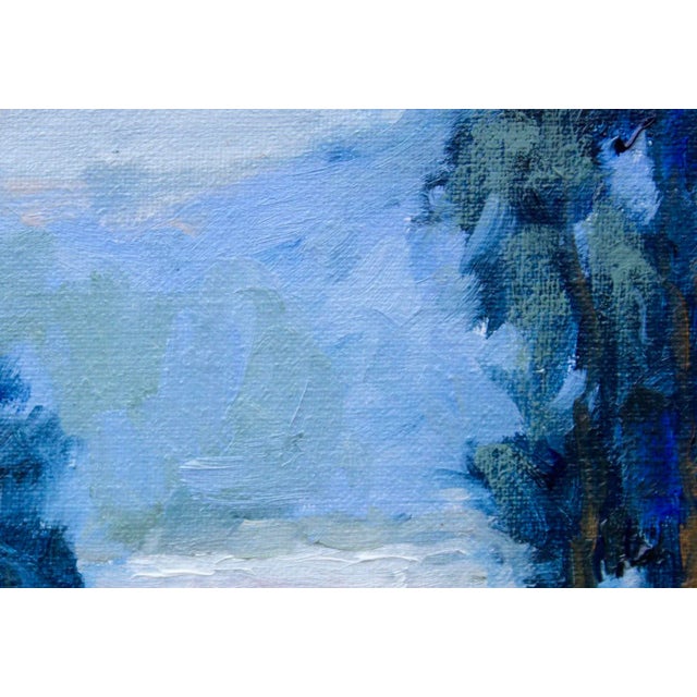 Whitefish, Montana 6x8 on linen panel Signed: Haas Does not come framed. Frames shown are for sample only.