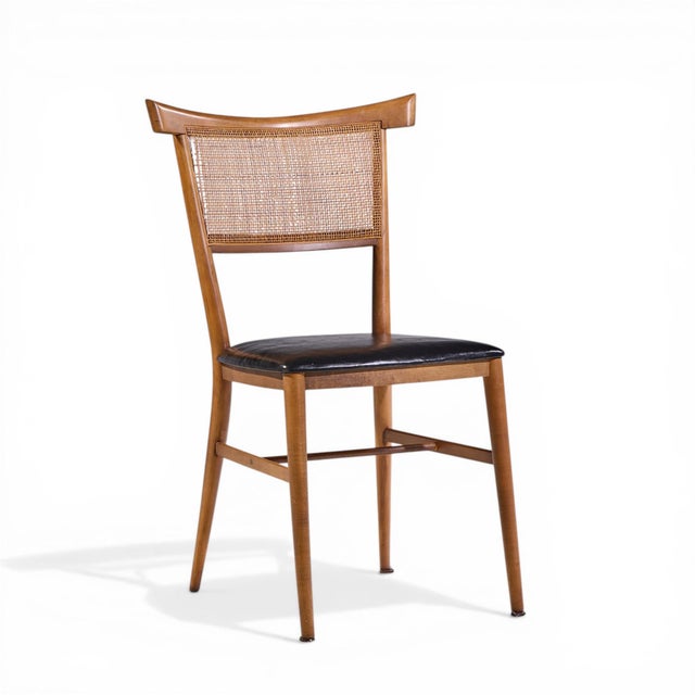 Planner Group Paul McCobb for Planner Group Mid Century Winchendon Maple and Cane Dining Chairs - Set of 6 For Sale - Image 4 of 18