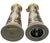Vintage Lenox salad bowl with tall salt shaker & matching pepper mill, porcelain, in the "Lido" pattern, with ornate...