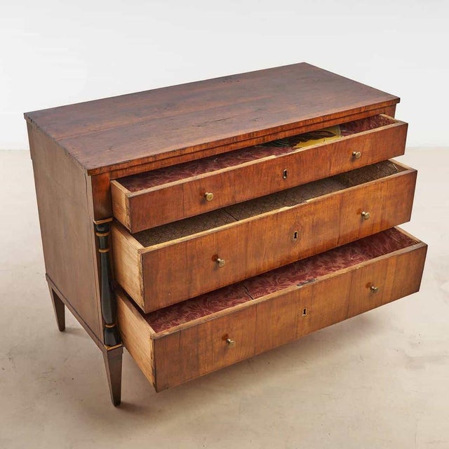 Brown Chest of Drawers in Wood For Sale - Image 8 of 10