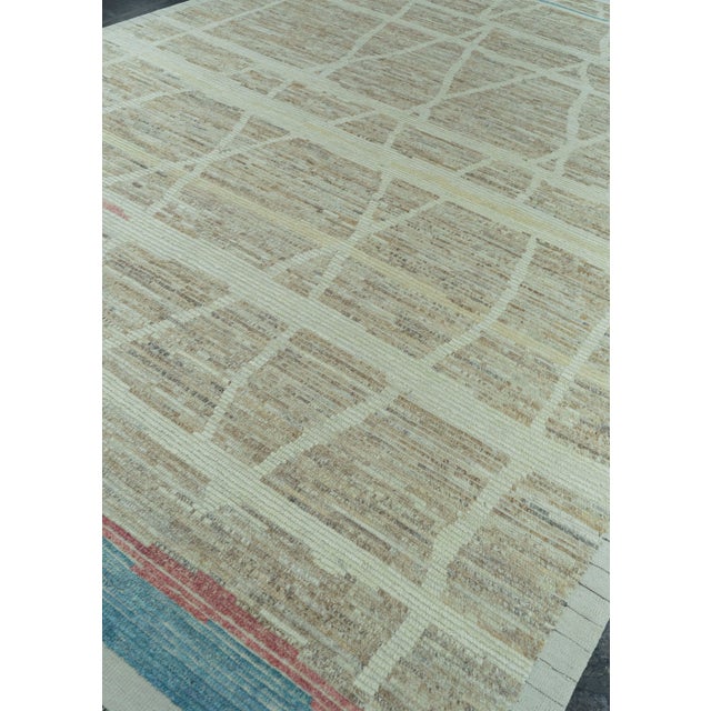 Brown Turkish Tulu Handmade Rug 9'4" x 14'#19438 For Sale - Image 8 of 8