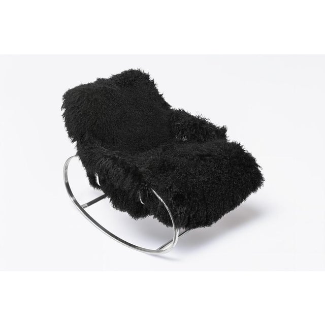 1970s Sculptural Rocking Chair by Guido Faleschini, Italy, 1970s For Sale - Image 5 of 6