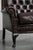 English Chesterfield Cowhide Wing Armchairs, Set of 2 For Sale - Image 10 of 12