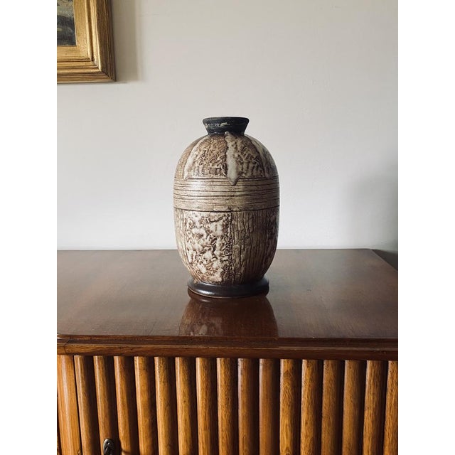 Art Deco Ceramic Vase by Louis Auguste Dage, 1930 For Sale - Image 4 of 18