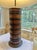 1990s Turned Wood Barrel Form Table Lamps With Shades, Set of 2 For Sale - Image 5 of 18