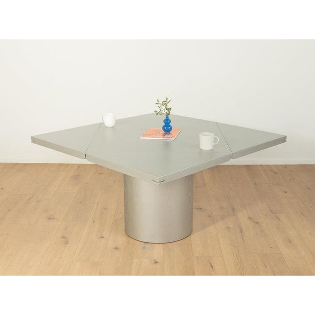 Metal Silver Quadrondo Dining Table by Erwin Nagel for Rosenthal For Sale - Image 7 of 10