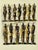 Henry Moore (British, 1898-1986), "Thirteen Standing Figures," circa 1958, lithograph in four colors, unsigned, image:...