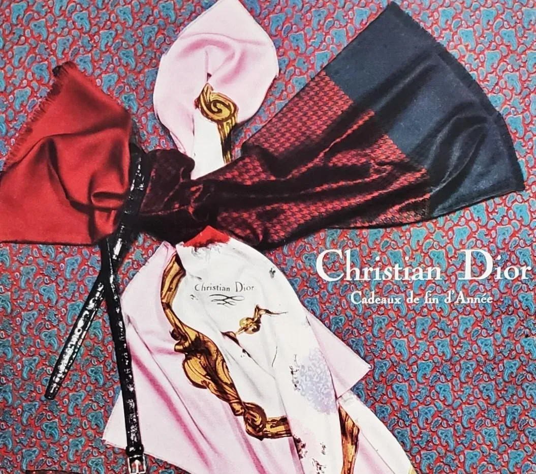 Christian Dior フレンチスリーブ archive ジャケット 1963 Mid-Century Christian Dior Advertisement Print for Luxury
