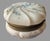 Antique Victorian Wavecrest Style Floral Decorated Art Glass Dresser Box For Sale - Image 9 of 12