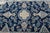 Hand-Knotted Kashan Rug in Cork Wool, 2000s For Sale - Image 6 of 12