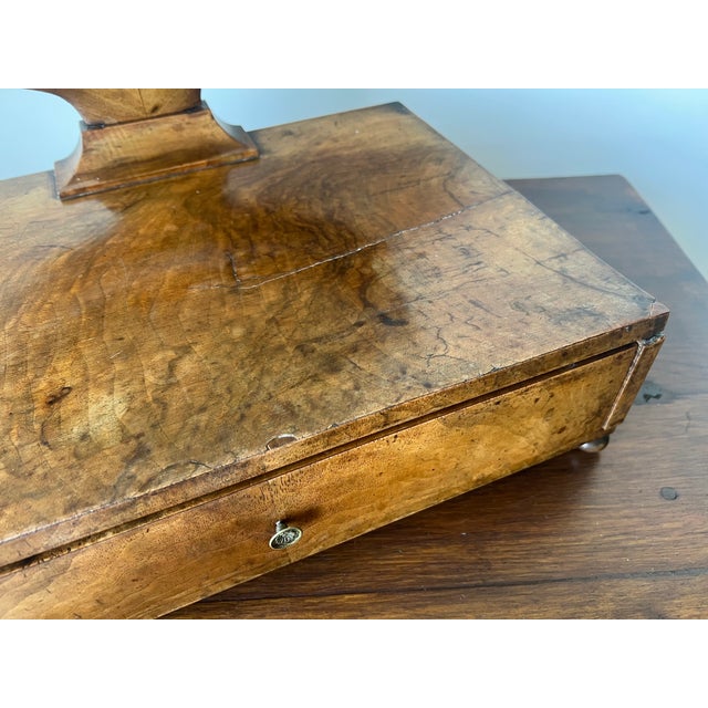 Antique French Walnut Dressing Table Mirror with Drawer, 1890s For Sale - Image 18 of 18