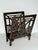 Early 21st Century Frank Lloyd Wright Lake Geneva Cast Iron Deep Brown Magazine Rack For Sale - Image 5 of 8