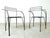 1980s Vintage Italian Dining Chairs with Armrests, 1980s, Set of 6 For Sale - Image 5 of 10