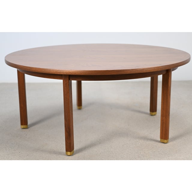 Mid-Century Modern Walnut Coffee Table by Edward Wormley for Dunbar For Sale - Image 10 of 13