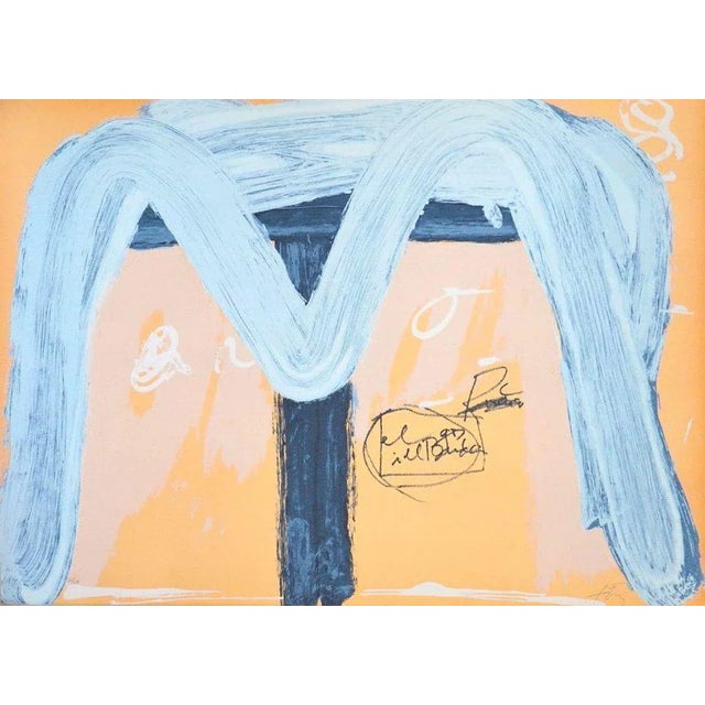 This original artwork by Antoni Tàpies is one of the 10 coloured lithographs of the “Berlin Suite”. Tàpies realized this...