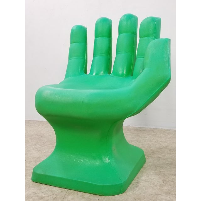1960s RmiI Green Plastic Hand Chair Chairish