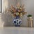 2020s Handmade Ceramic Monumental Vase (50cm) Wide-Neck “Baba Nakkas” Blue & White Design – Grand Floor or Table Centerpiece For Sale - Image 5 of 10