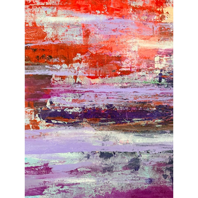 Colorful Abstract Painting "Luminosity" by Arlene Carr For Sale - Image 4 of 7